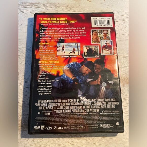 DVD All About the Benjamins EPC Ice Cube & Mike Epps - Picture 3 of 3
